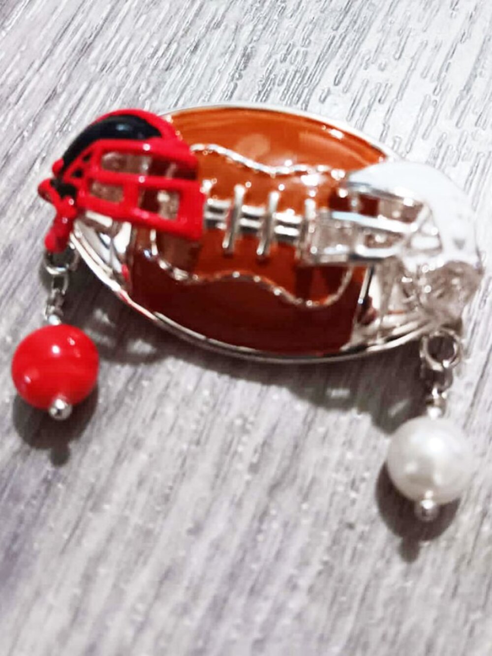 Cute Football Necklace - Picture 5 of 7